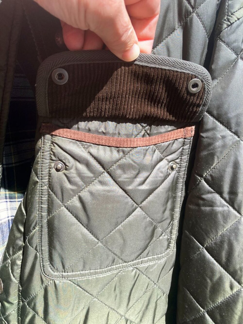 Polo Ralph Lauren Quilted Barn Puffer Jacket , Corduroy Accents, Extra Large, XL - Picture 9 of 12